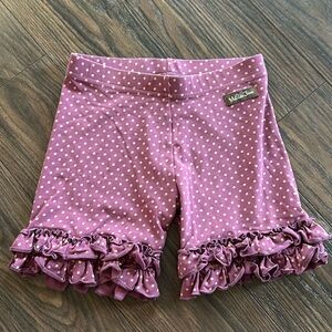 Matilda Jane Pointillism Ruffle Shorties, size 6